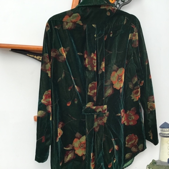 Coldwater Creek Velveteen Jacket Top - Picture 3 of 5